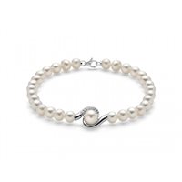 Bracciale Miluna Donna BRACC. PERLE BOULE E FANTASIA in Oro Perla PBR3037V